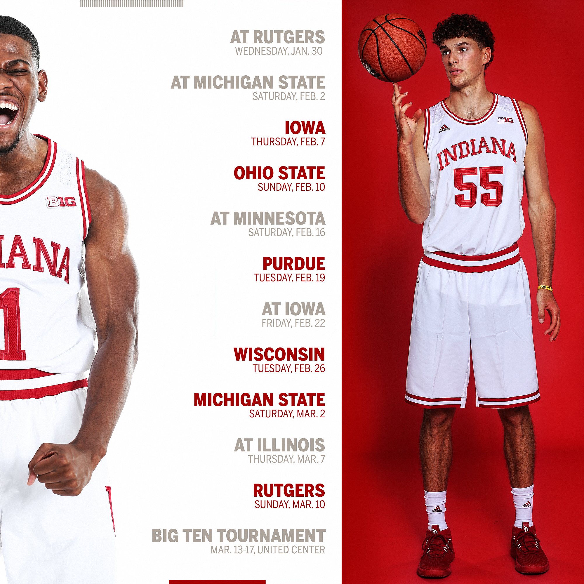 Indiana Basketball on Twitter: "📅 The 2018-19 #iubb schedule is HERE! 📅