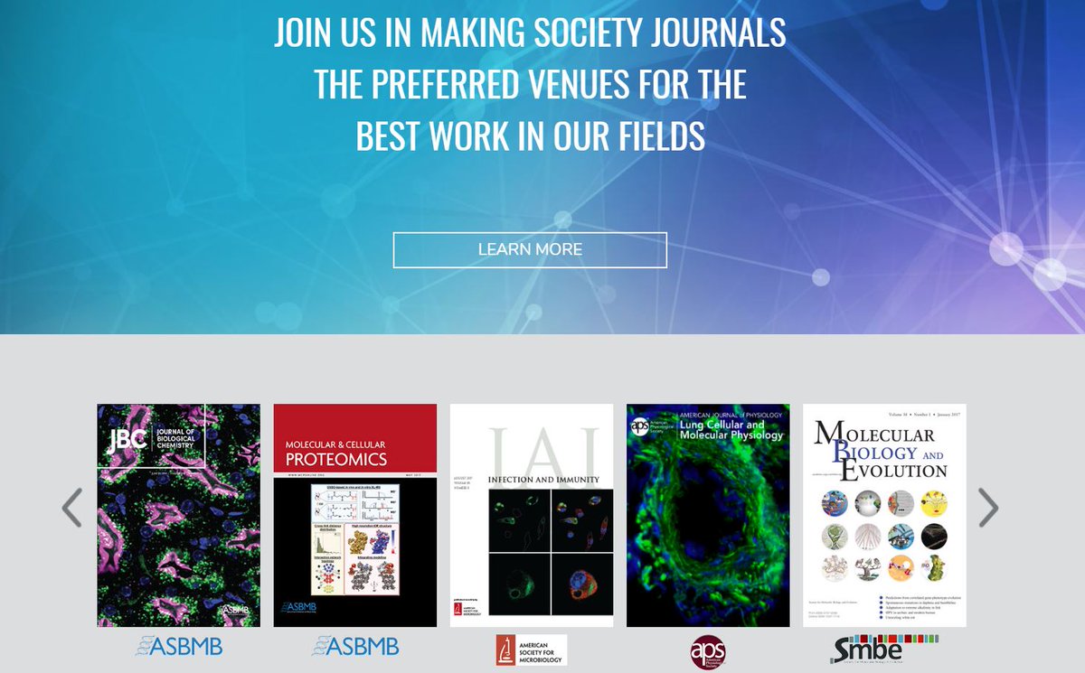 SSPAjournals's tweet photo. Peer-edited journals sponsored by not-for-profit scientific societies provide authoritative venues for the publication of research results #byscientistsforscience @ASBMB @ASMicrobiology @APSPhysiology @OfficialSMBE https://t.co/2eYuwLNlzc https://t.co/kk2pR2QhjY