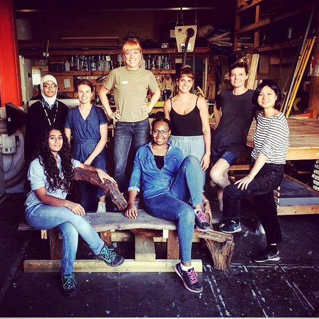BuildUpFdn's tweet image. Great #carpentryworkshop today at RARA for @wowo.london in #hackney what a team!
.
#thatgirlcan #womeninconstruction #handmade #femalemakers #femaledesigners