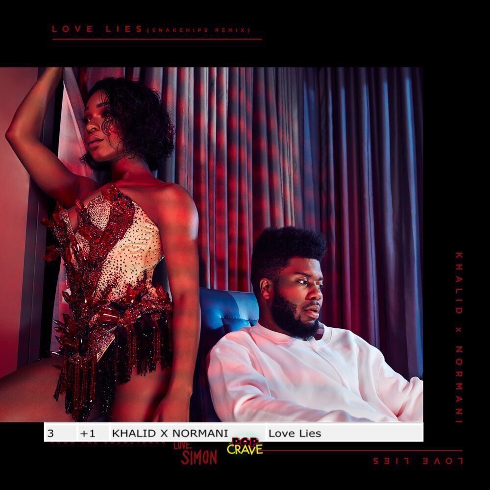 PopCrave's tweet photo. “Love Lies” by Khalid &amp; Normani has entered the Top 3 of US Pop Radio.

Congratulations, @TheGreatKhalid &amp; @Normani! https://t.co/8vHYzhK1QI