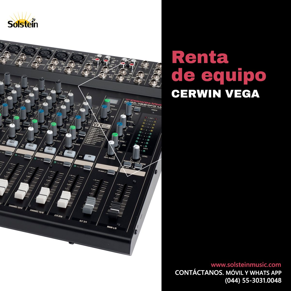 solsteinmusic's tweet photo. 🎼#SolsteinMusic 🎸#músicos #equipo #cdmx #audio #rentadeequipo #iluminacion #conferencias #pymes
🎤Renta de equipo, ¡Llámanos!👈

Contáctanos!!
📱 Móvil y Whats App: (044) 55-3031 004
🌐 Página Web: https://t.co/mvdTJ6ETKY
📧 Vía email: https://t.co/w1VG44xMXx https://t.co/9TkzI64eBV