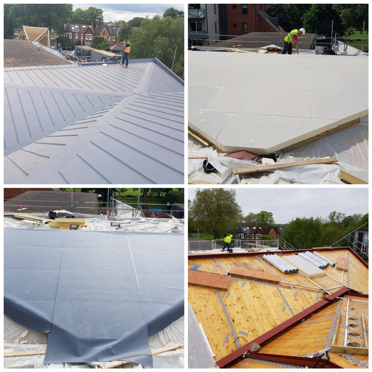 A few photos throughout the build of the ITC Church in Ealing <a href="/Sika/">Sika</a>Trocal @Sika #teamtrocal