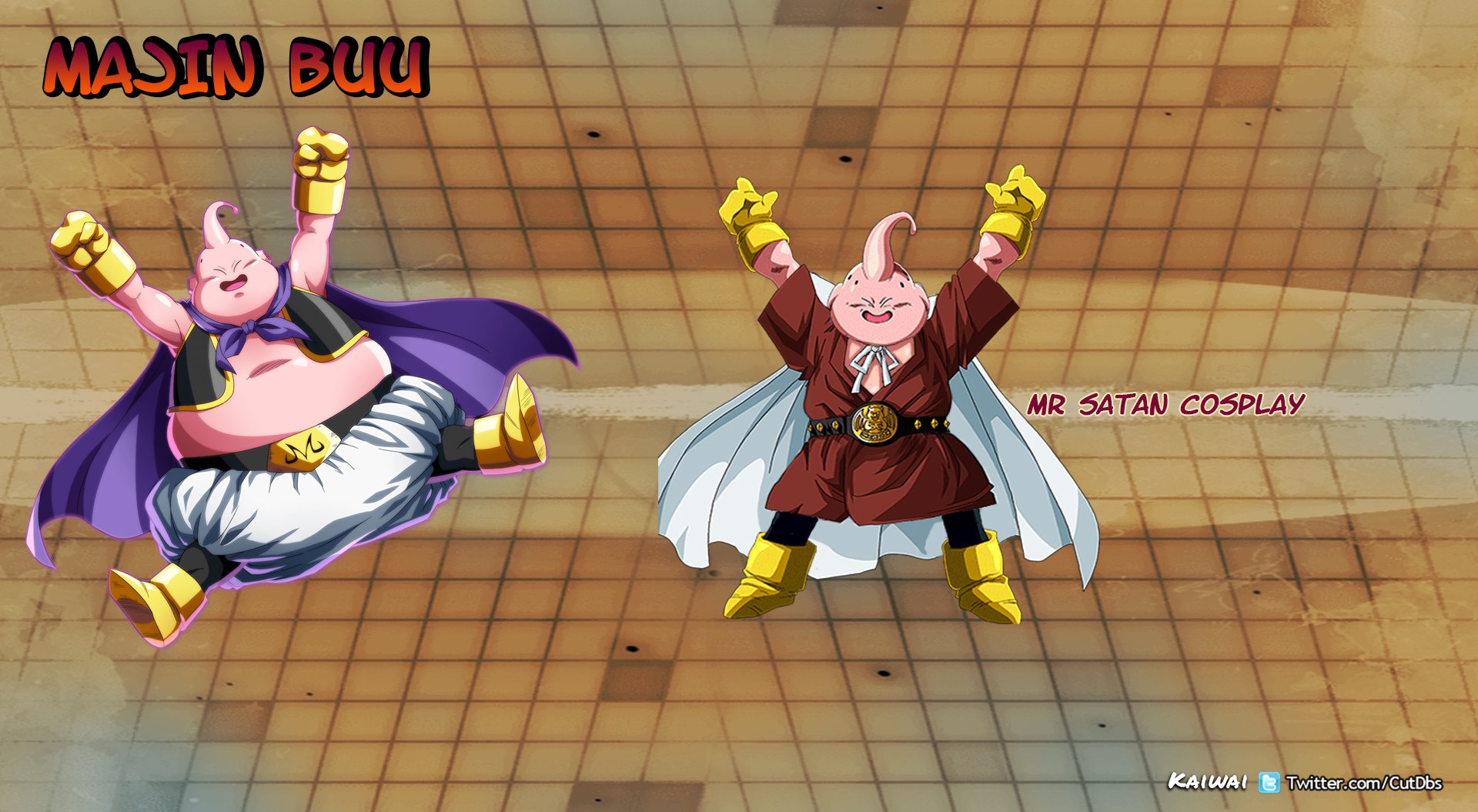 Dragon BallZ Majin Boo The Evil Boo Cosplay Costume