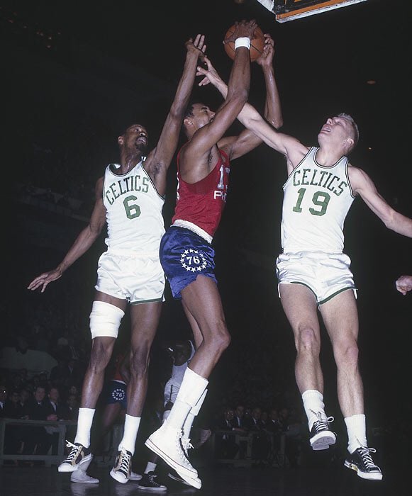 Happy Birthday to the great Wilt Chamberlain. Enjoy this photo of him giving the Celtics the work 