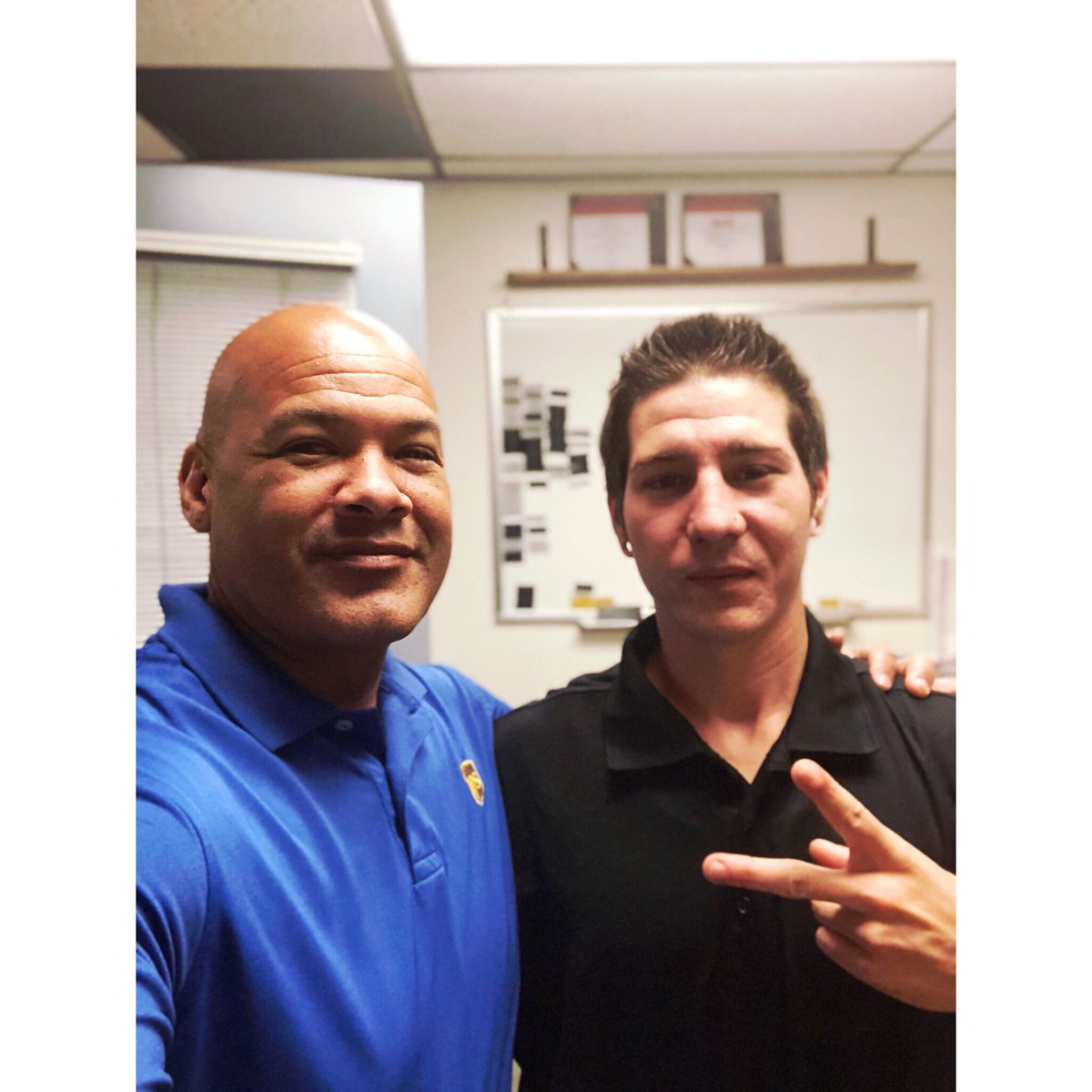 Congrats to new Pt Supervisor Will Romero. Proud of you now let’s #DoWork <a href="/kjallen04/">NICK NFT {44th}{404}</a> <a href="/CuceTom/">Tom Cuce</a> <a href="/UPS_Laguna/">UPS Laguna Preload</a>