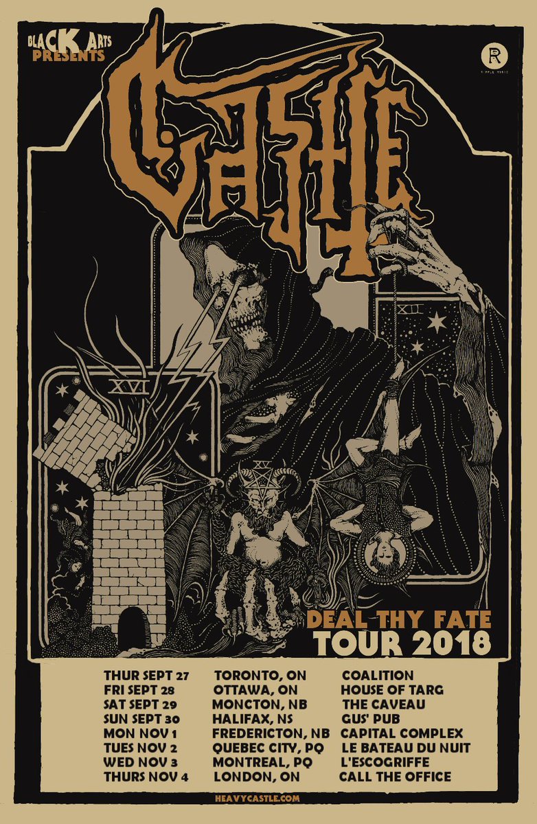Castle (@heavycastle) on Twitter photo HALIFAX <a href="/GusPub/">Gus' Pub</a> Sept 30 <a href="/heavyCastle/">Castle</a> <a href="/HitmanHalifax/">HitmanHalifax</a> <a href="/RedTentacle_/">Red Tentacle</a> presents #DealThyFateCanada info facebook.com/events/2793975… HALIFAX <a href="/GusPub/">Gus' Pub</a> Sept 30 <a href="/heavyCastle/">Castle</a> <a href="/HitmanHalifax/">HitmanHalifax</a> <a href="/RedTentacle_/">Red Tentacle</a> presents #DealThyFateCanada info facebook.com/events/2793975…