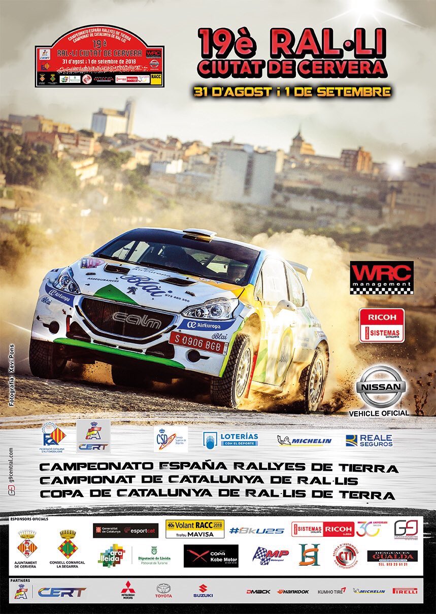 CERT: 19º Rallye de Tierra Ciutat de Cervera [31 Agosto - 1 Septiembre] DlJiEMpX0AMix_E