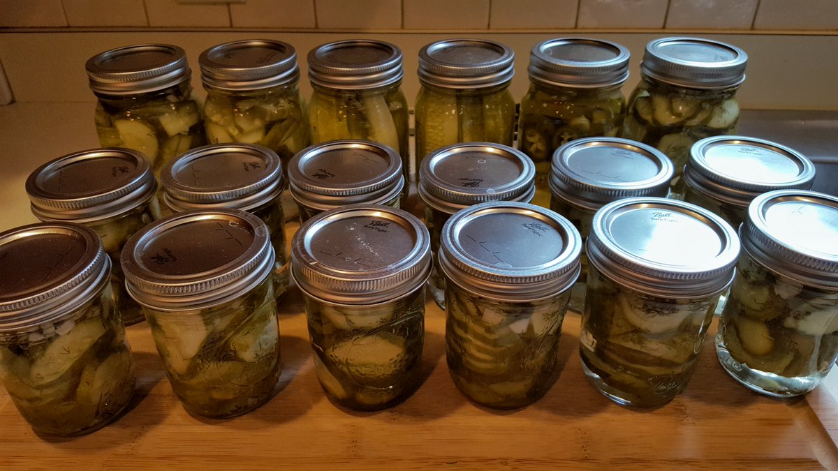 jms_rodewald's tweet image. Pickled garlic dill cucumbers from the Shaker Garden! For sale to help support the Shaker Pantry at next week&apos;s Newcomers evening on 8/30. #peterpiper #pickles @NorthColonieCSD