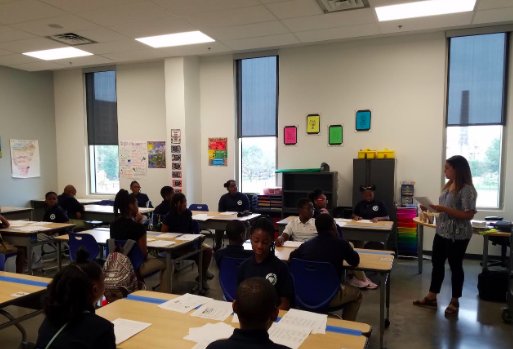 UCCharterSchool's tweet photo. Our Woodlawn Campus high school Class of 2025 came to school last week for Day 0 orientation! 85% of our 6th grade students gathered to learn about how to make #strongchoices in order to make #strongmoves. https://t.co/7zHdo0Xtkm
