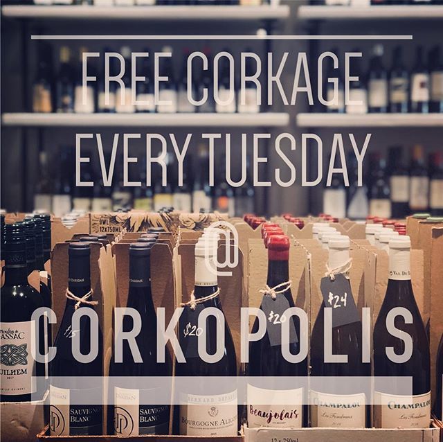 It’s Tuesday...and you know what that means. No corkage fee on bottles! Pop anything your heart desires and pay state minimum retail! #poppinbottles #5glassesarebetterthan1 ift.tt/2LfNAQ1