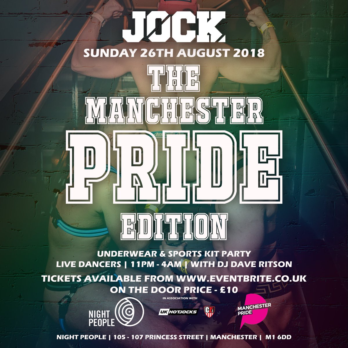 We’ve a very special addition to our Pride party line up! International DJ William Sizen Bell will be playing alongside DJ Dave Ritson! £10 entry on the door See you all on Sunday at Night People