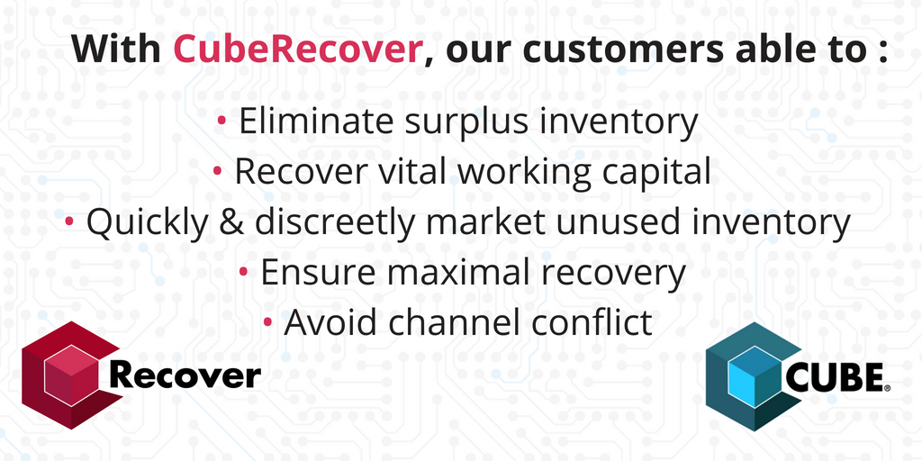CUBEcomponents's tweet photo. Contact @CUBEComponents to learn how the CubeRecover program can help your organization eliminate surplus inventory and begin recovering vital working capital: https://t.co/P63QgLUh9D #ElectronicInventory #ElectronicComponents #3PLT #Electronics https://t.co/QI5WtdSXt7