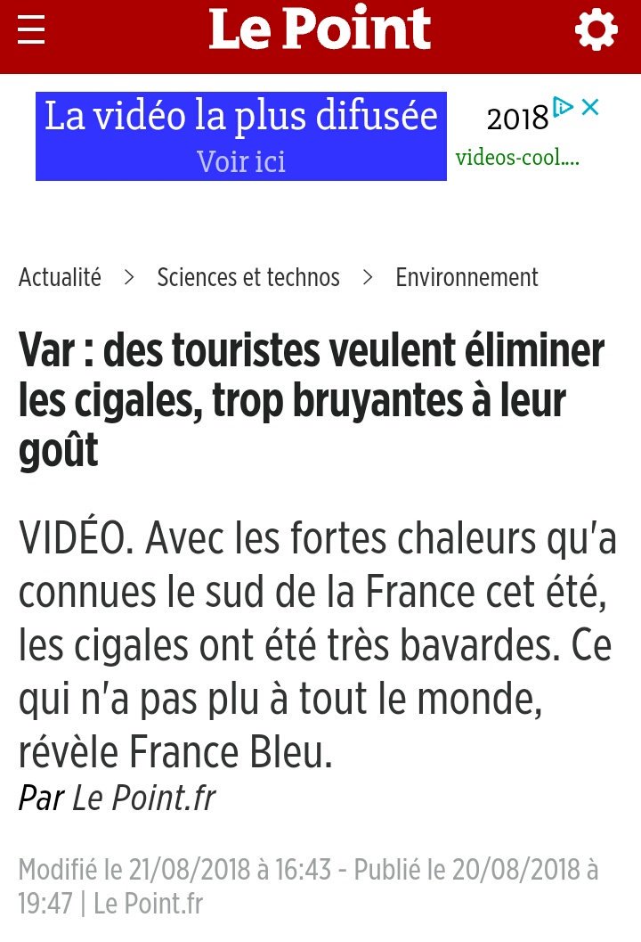 IsabelleSurply's tweet photo. - Les cloches sonnent trop tôt
- Les cigales chantent trop fort
- Les tournois de pétanque nocturne font trop de bruit
Gommer notre identité, c'est tout ce que nous trouvons à répondre...
Et les nuits désastreuses du #ramaddan ?
Et les nuisances des #clandestins ?
On en parle ? https://t.co/G6m2yzhOBk