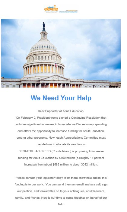 #supportadulteducation #helpadultslearn #contactyourstaterep
