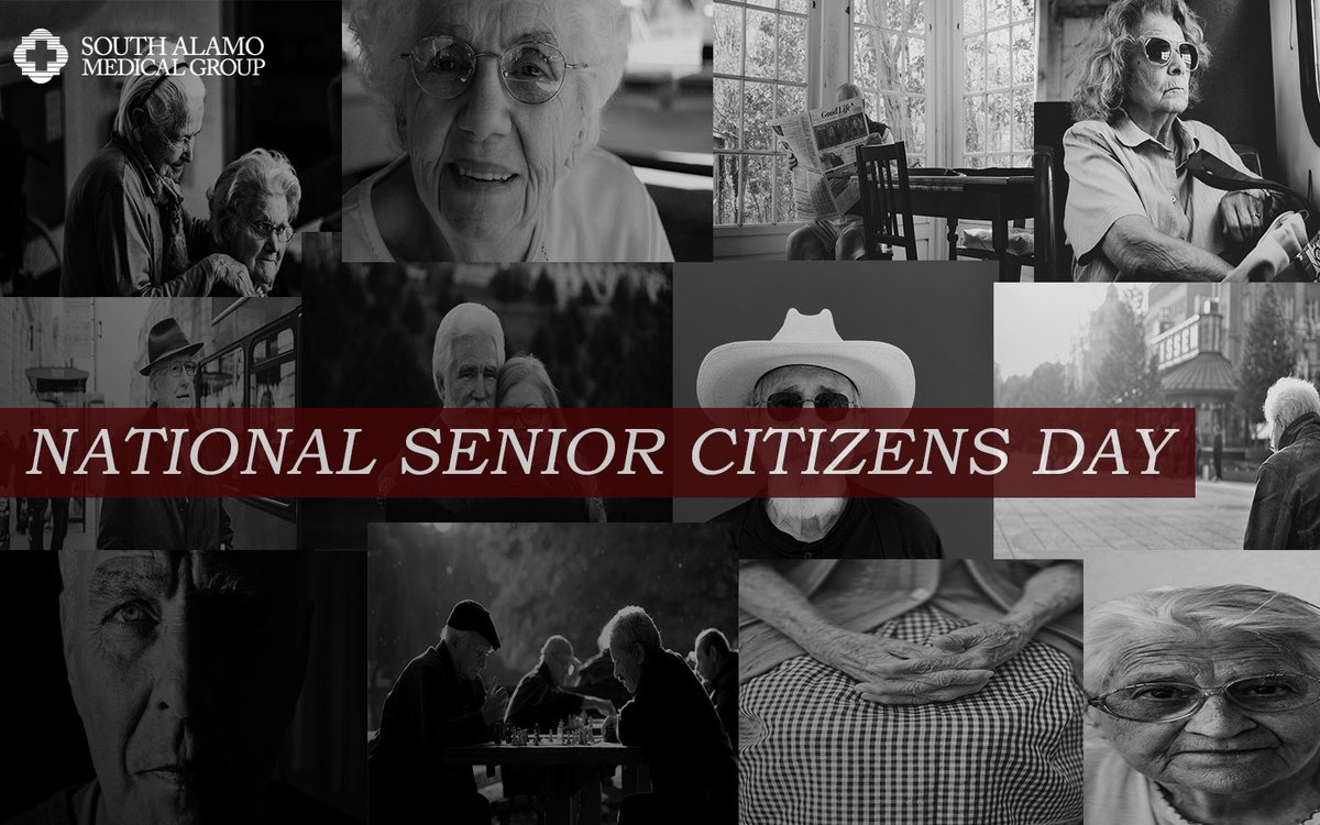 Lets celebrate the young at heart this National Senior Citizens Day !
.
.
.
.
#southalamomedicalgroup | #healthcare | #seniorcitizensday | #youngatheart | #healthyaging |#tuesdaythoughts