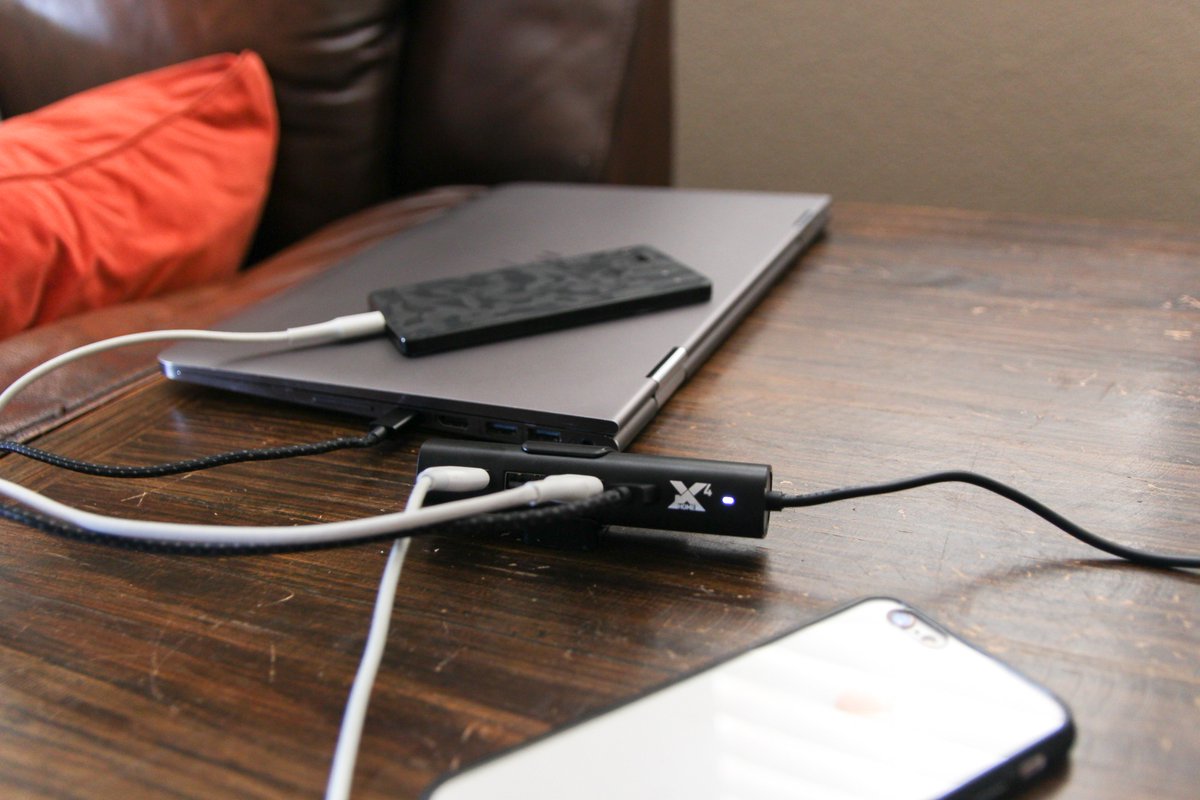 RapidX_io's tweet photo. Introducing, the all new X4 Home USB Charging Hub by RapidX!

3 2.4A USB Ports
1 Type-C PD Port

Convenient, fast and super compact charging for your laptop, cell phone or tablet anywhere in your house!  

Available now: https://t.co/cOv9FCcfuW https://t.co/shHOIGsG73
