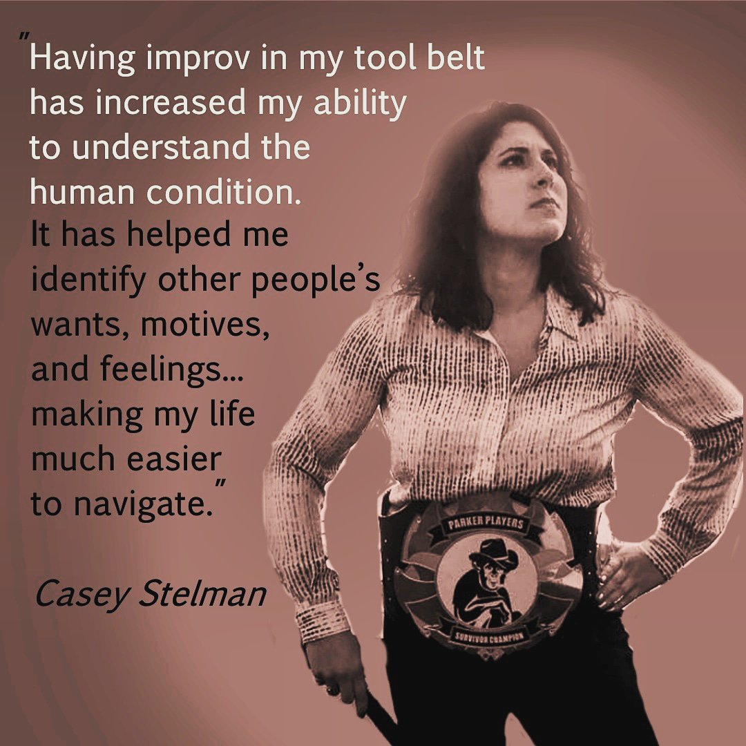 Come learn improv with us and maybe YOU'LL be our next Survivor Champion! bit.ly/2ORWF4O @townofparker <a href="/ParkerArtsCO/">Parker Arts</a> #improv #improvcomedy #improvclass #parkercolorado
