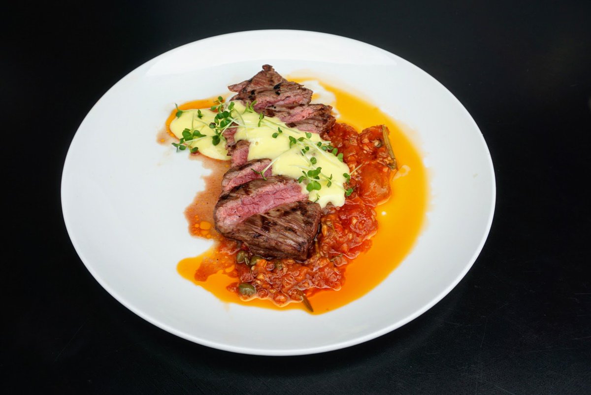 Tonight we kick off our Devour Indy Restaurant Week menu! Enjoy three courses with optional wine pairings. Try our Flank Steak with Golden Garlic Hollandaise and Tomato Soffrito. Pairs great with our 2014 Dusted Valley Vintners Cabernet. opensocietyindy.com/menu-1/
