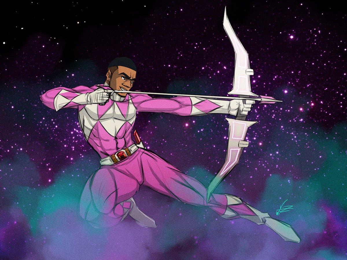 VizWizArt's tweet image. GO GO POWER RANGERS!!  Zach looks soooo dope in the pink! #StayBlessed everyone!
@boomstudios

#vizwiz #vizualwizard #pinkranger #blackranger #zack #sketchaday #skecth #digitalart #illustration #conceptart #sketchbook #powerrangers #pink