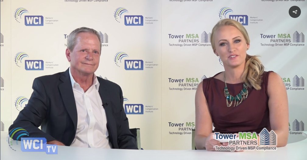 TowerMSAPartner's tweet photo. "Treat the injured worker the way we would like to be treated," explained Andrew Olwert of @NXTLVL_ADMIN in his WCI-TV interview on the theme of "Knocking Down Barriers to Settlement of Claims" at 
#WCI2018 @wci360 . Interview link: https://t.co/e4YSjbqxY8 https://t.co/umYNRAC8pA