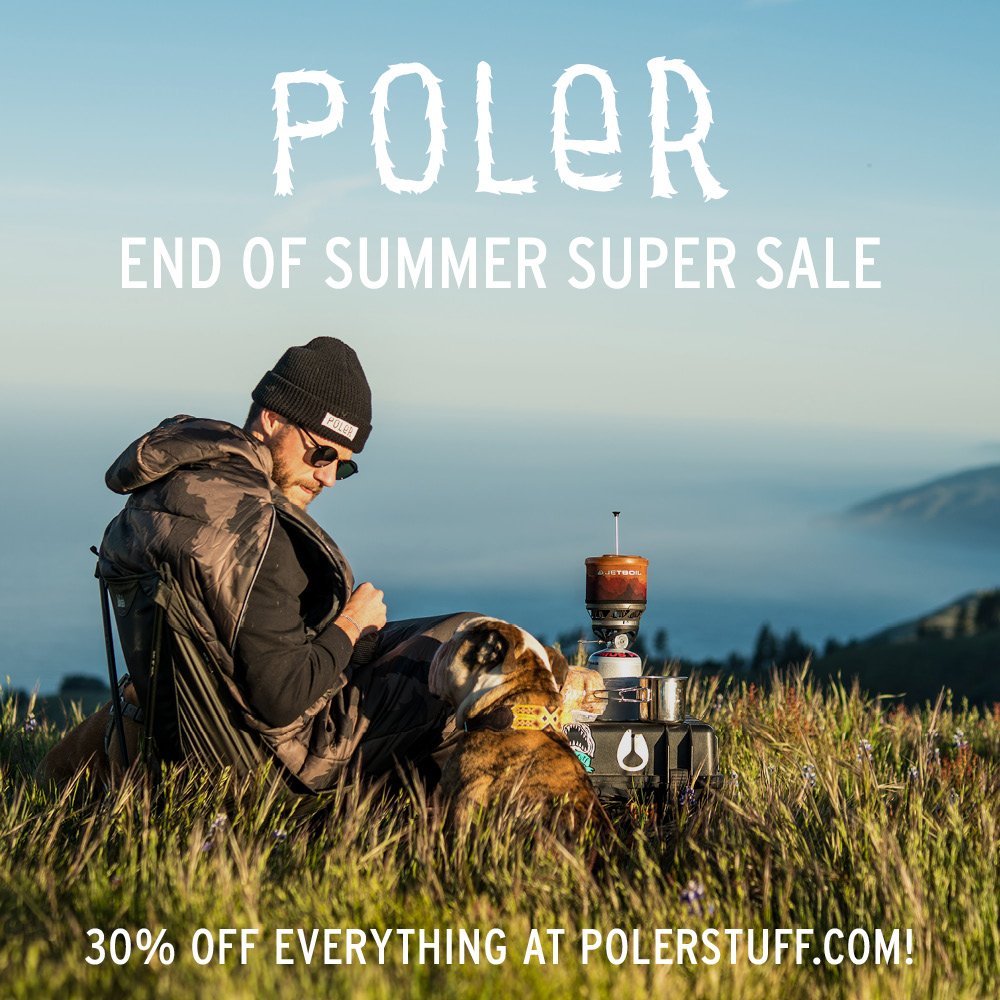 We're having a big sale, too! Head to polerstuff.com and go wild.