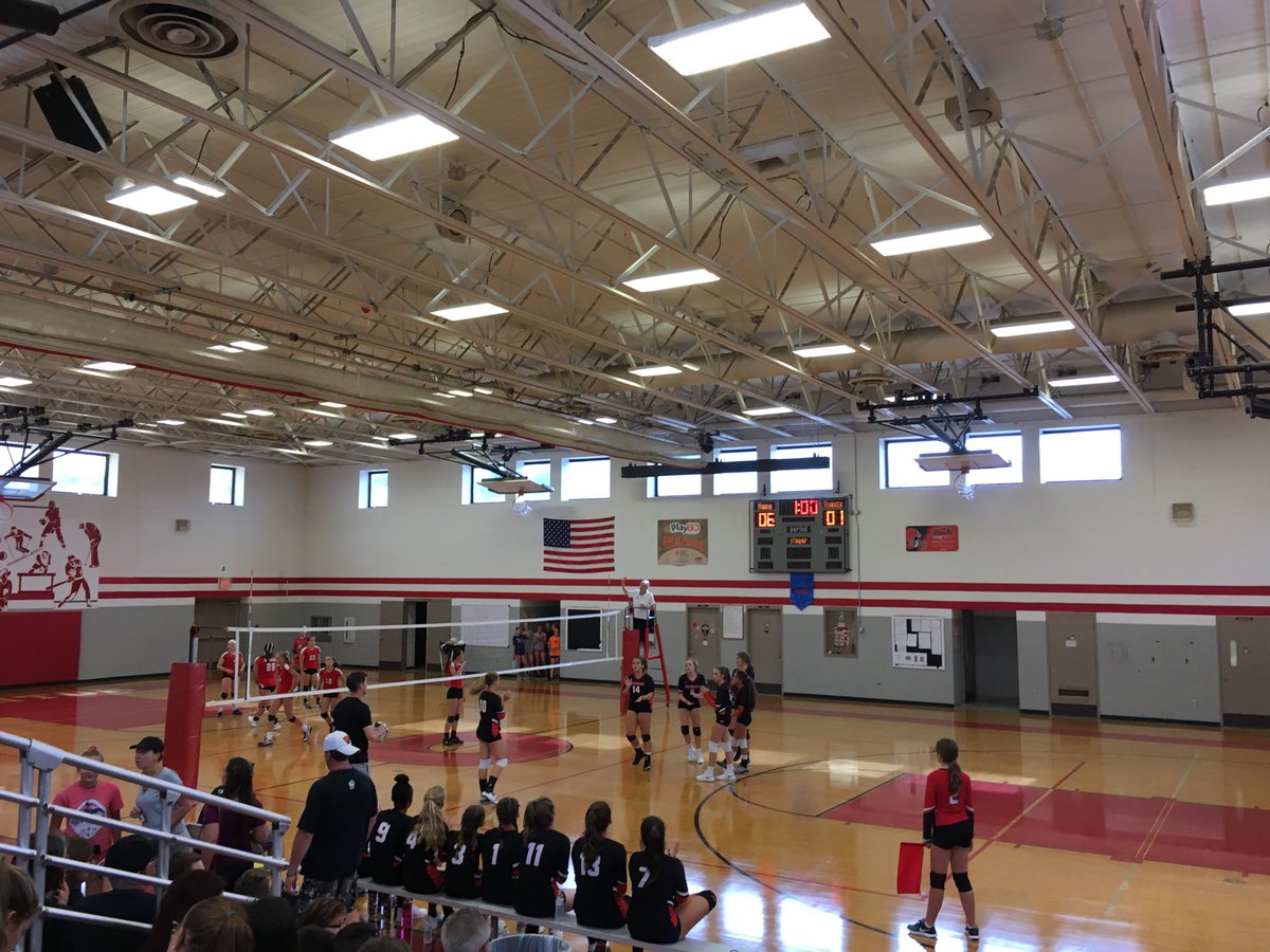 Let’s go, Memorial Volleyball!  First game of the season against Shore!