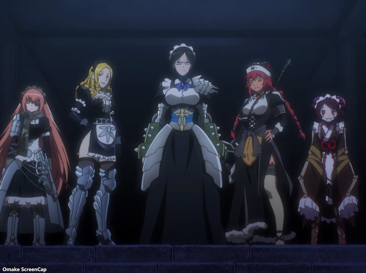“Albedo Welcoming Sight; Pleiades Battle Maids Welcome Committee - overlord_anime 7” .