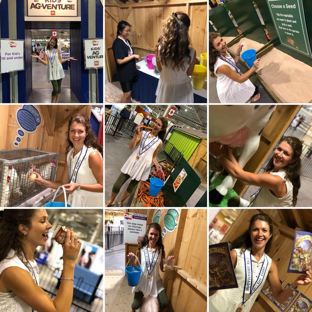 Attention all kids! Come EXperience a day in the life of a farmer. From milking a cow to bedding a sow, farmers need help so plant your seeds now. Hop on a John Deere, put it in gear, give a big cheer and collect your prize here! #TheFarm #CNE #KidsAgventure