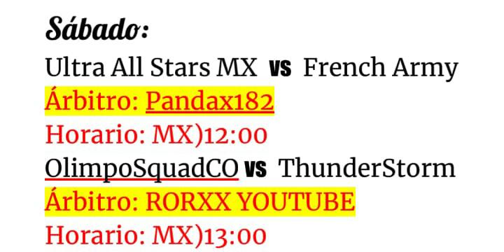 Por fin presentamos los horarios para los 8avos de final. Empezamos desde mañana!! Será desde (22/08 al 25/08). ATENTOS A SUS HORARIOS Y/O PARTIDOS. Suerte a todos ! 🤙💪