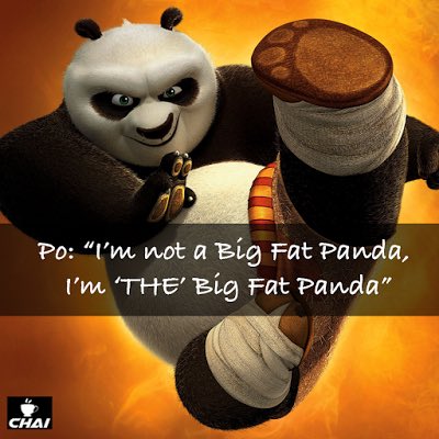 hanjmonty's tweet photo. An article is a limiting adjective that precedes a noun and tells you whether that noun is definite/specific (the) or indefinite/general (a/an). Thank you Po for your demonstration of how to use articles. #kungfupanda #grammartips https://t.co/FNVvMLIJpW