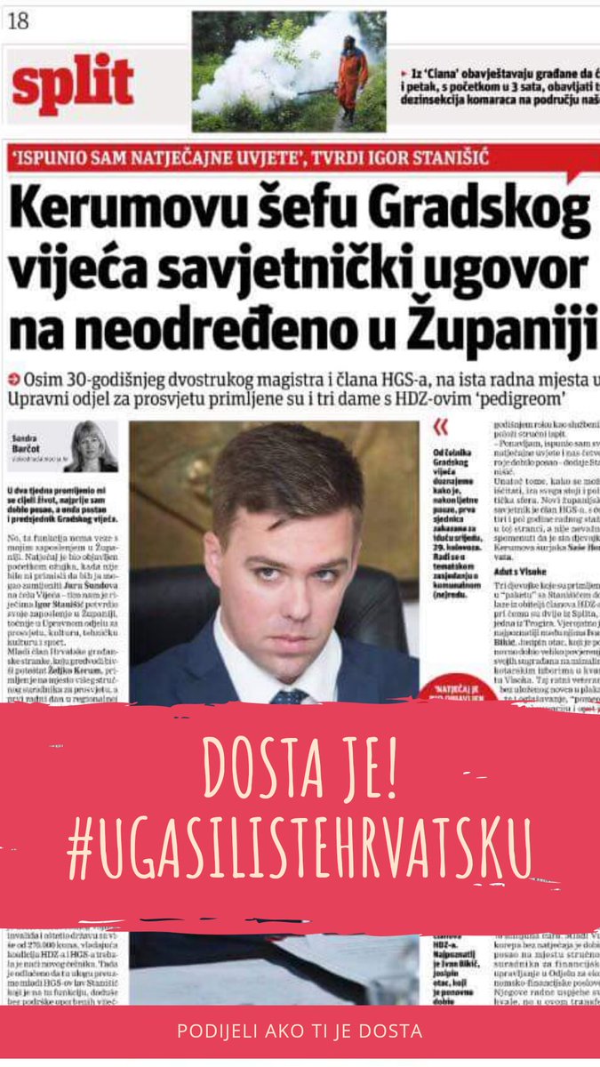 Kerum i HDZ u novoj epizodi serijala Uhljeb. #ugasilistehrvatsku