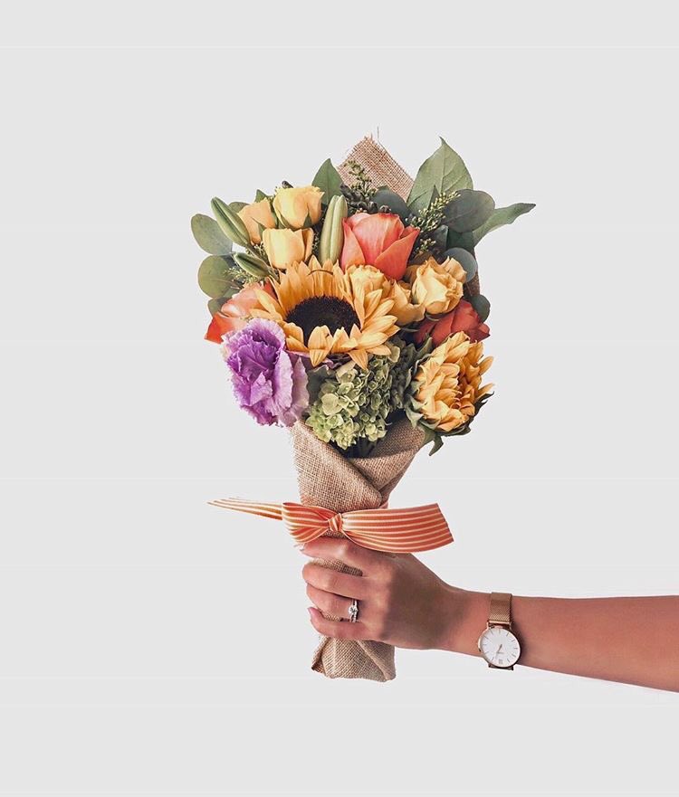 He did good 🌻 @lizfoulks #justgotbloomed