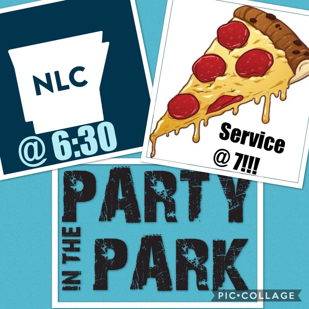 reallifeclv's tweet photo. Party in the park🤪🌳🎉 there will be food @ 6:30🍕 service at @ 7!!!!!
#bethere #bringabud https://t.co/BXXtJAo1fg