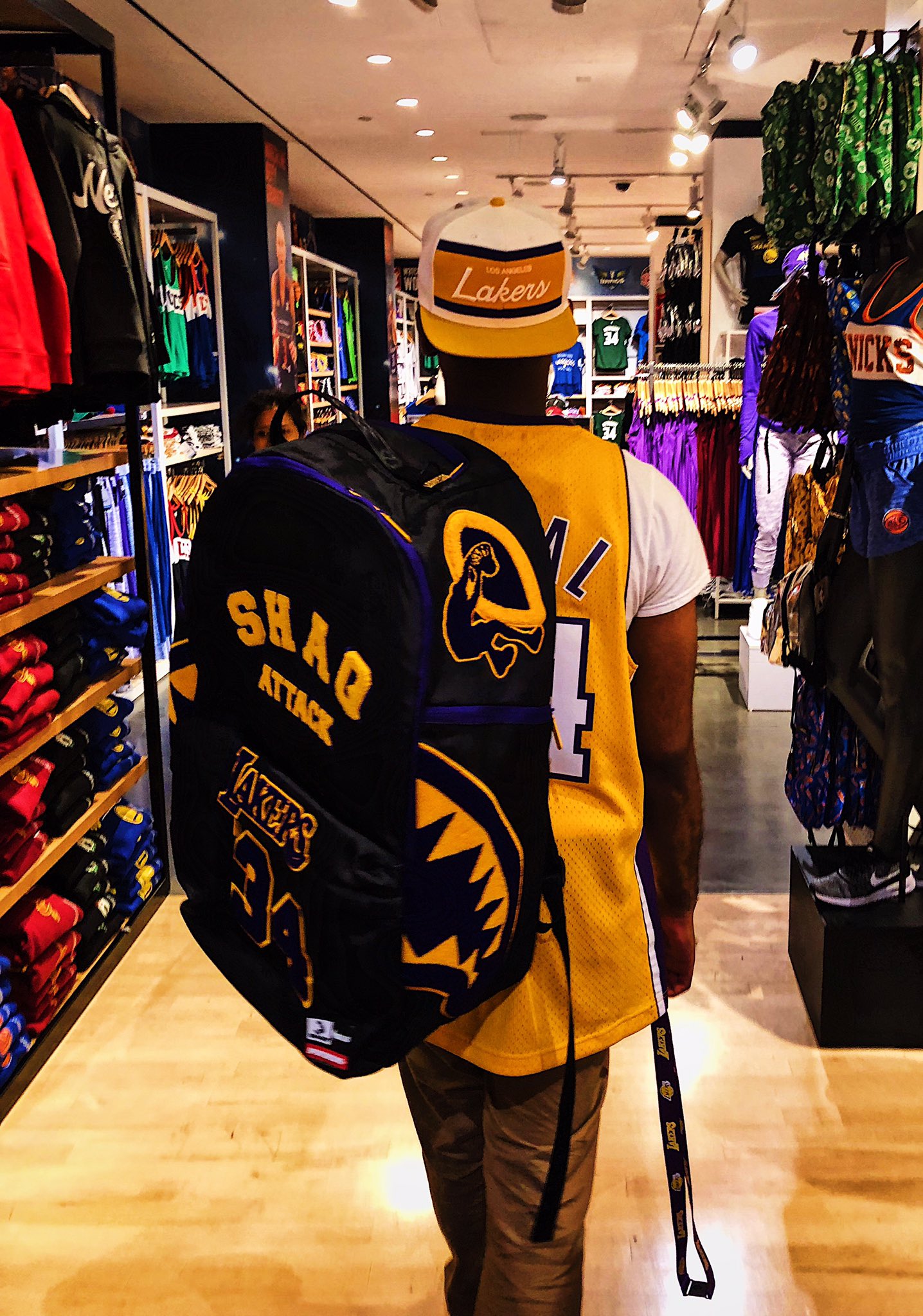 Shaq top sprayground backpack