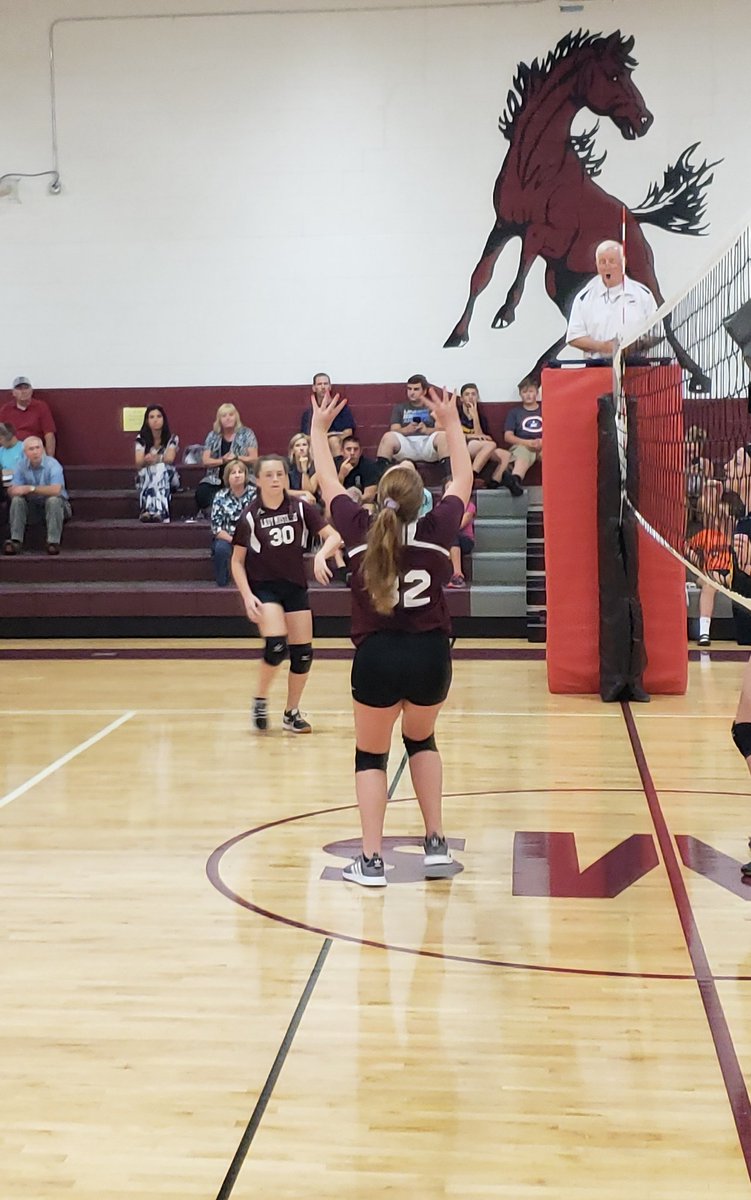 We have two ladies of the match for the first game. Congratulations to Lilly Underwood and Abi Felty, way to go ladies. GO MUSTANGS!!!!