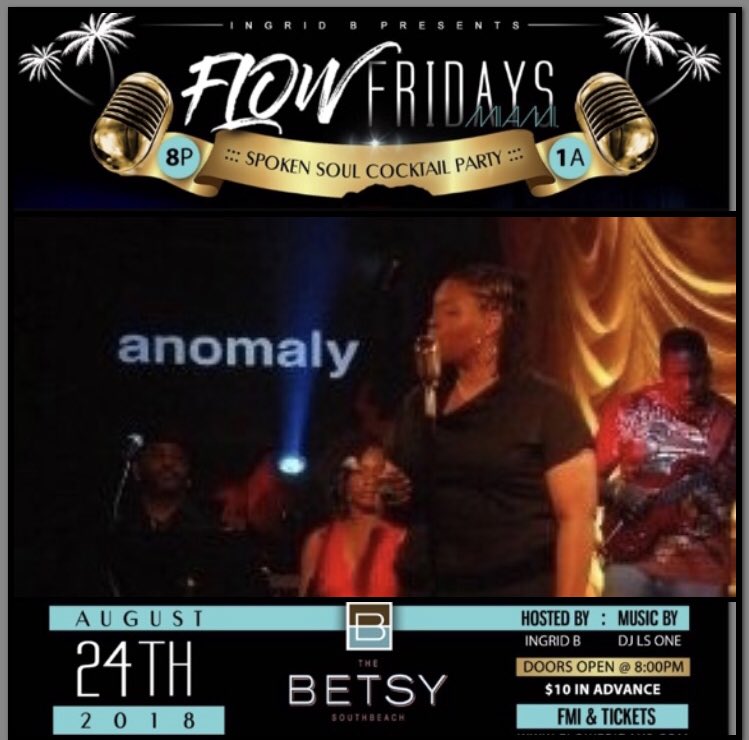 FLOWFRIDAYSLIVE's tweet photo. The Fabulous @IBANOMALY Is Our Feature This Friday On South Beach #FlowFridaysFL #FlowFridaysSoBe https://t.co/PMva2DVZbH