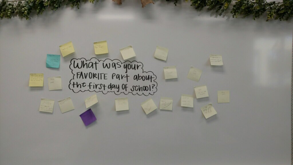 LobitMS's tweet image. Witnessed some great learning taking place today....saw evidence of two-column notes, great collaboration, students discussing what our school rules look like inside the classroom, and ways to reflect on our first day! Great job!!