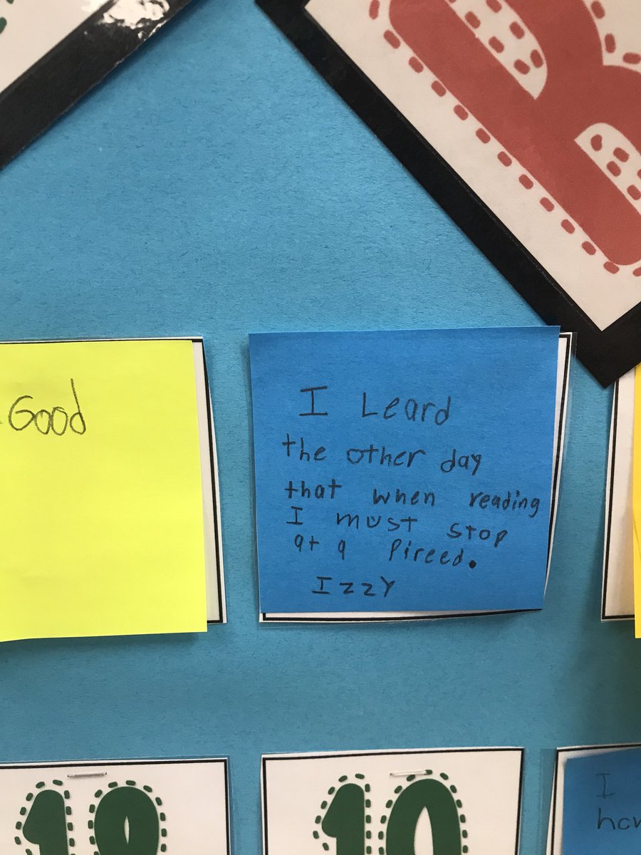 A good reminder that Ss are always listening #showwhatyouknow #2ndgrade @brookside_opusd <a href="/oakparkusd/">Oak Park USD</a> #opshares
