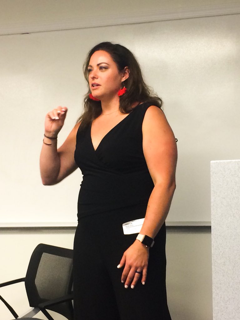 Leadership @datapluswomen talk by @emily1852 - “your actions should reflect your values!”