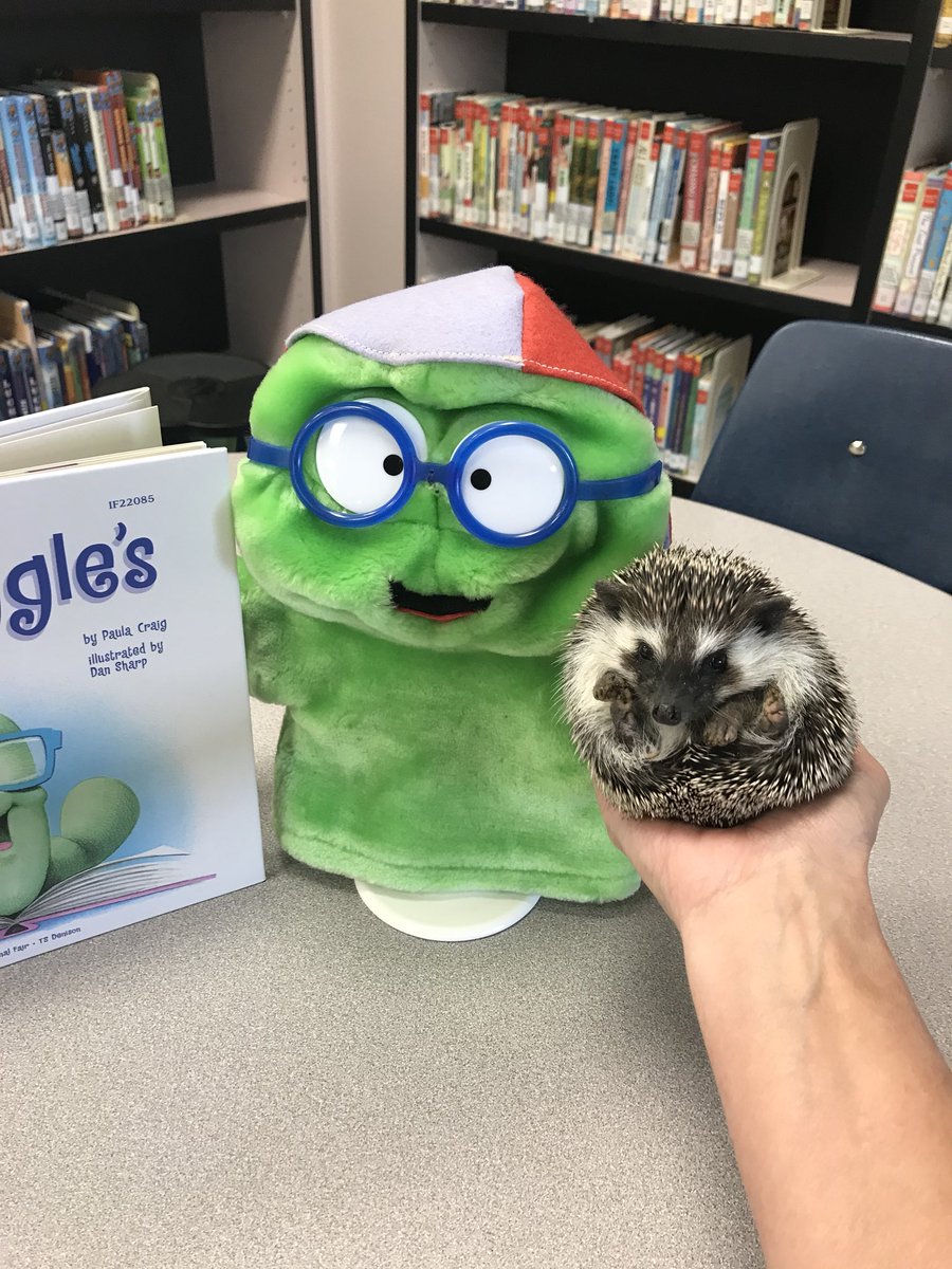 read4life's tweet image. Tilly the Trailblazer met Mr. Wiggles today with @lcblazers Kinders.  Learning proper book care is essential!  #whatwedo #librarymascot