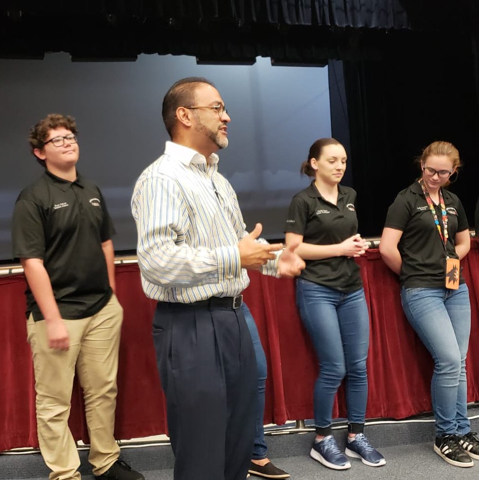 VMRamosjr's tweet image. Health Services Academy Parent Informational Meeting #OurCity #DeltonaWolves #HOSA #EnjoyTheJourney