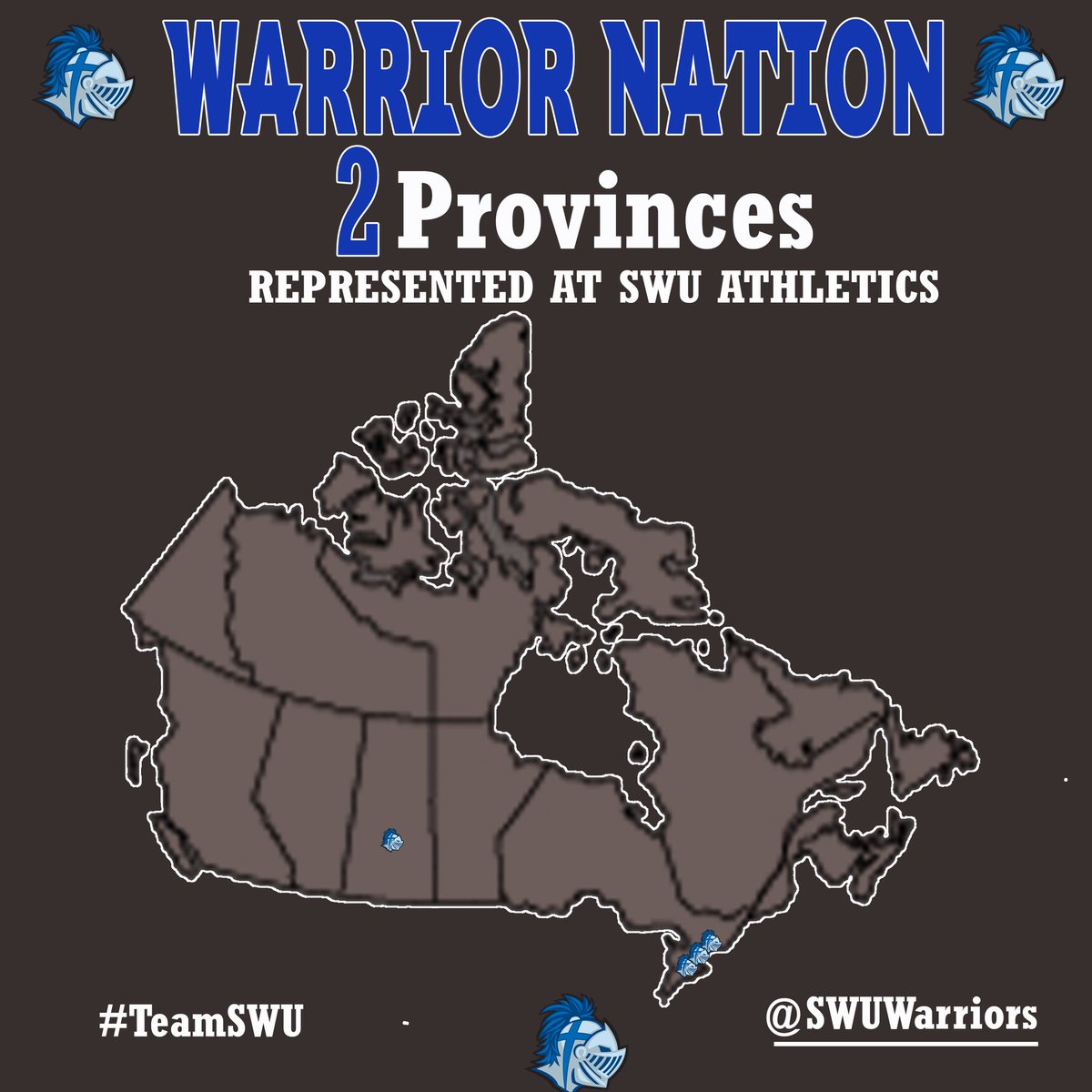 SWUWarriors's tweet image. The stats are in. Check out where our athletes are coming from! #teamSWU #onewarrior #swulife #swuathletics #ConfCarolinas