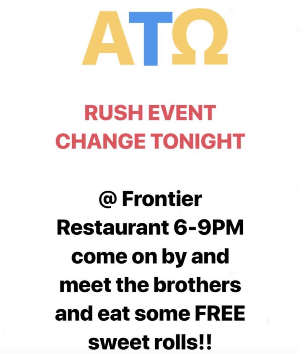 EVENT LOCATION CHANGE