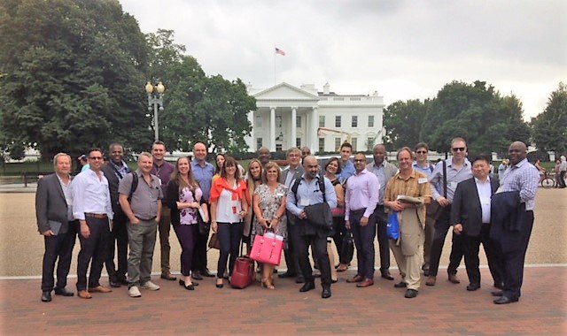 AthabascaUBiz's tweet photo. #AthaUBiz does Washington, DC! 🇺🇸 25 students are hard at work this week for the in-residence elective - International Business. First order of business, checking out the #WhiteHouse ✅ #EducationOnYourTerms #MBAElective https://t.co/T4sUzQ39mF