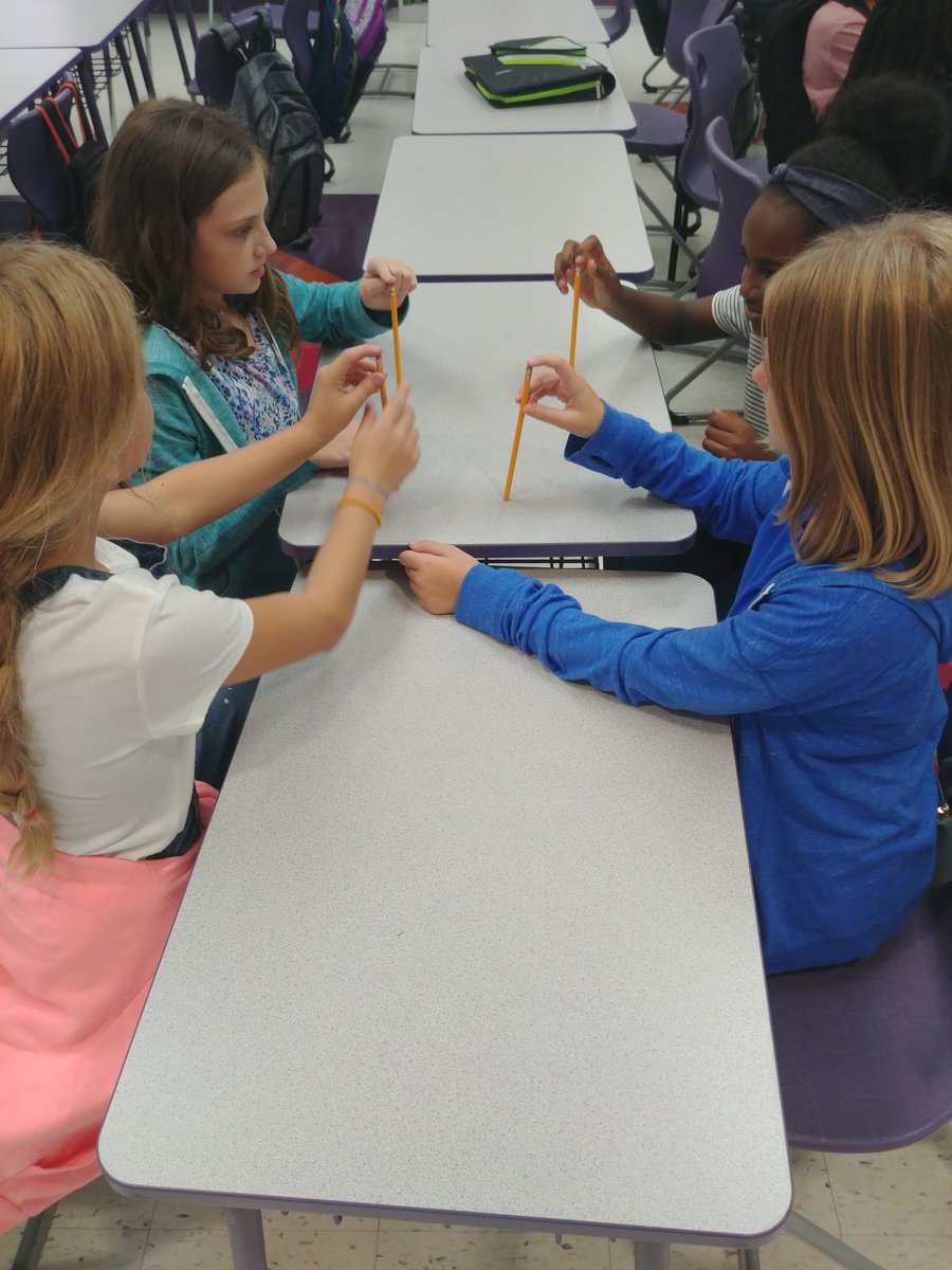 ChesserWRMS's tweet image. Working together to find a team identity..and while we wait...the chopstick (pencil) challenge.. #WRMS #ourwhenisnow #reynproud #blendedlearning #stationidentification
