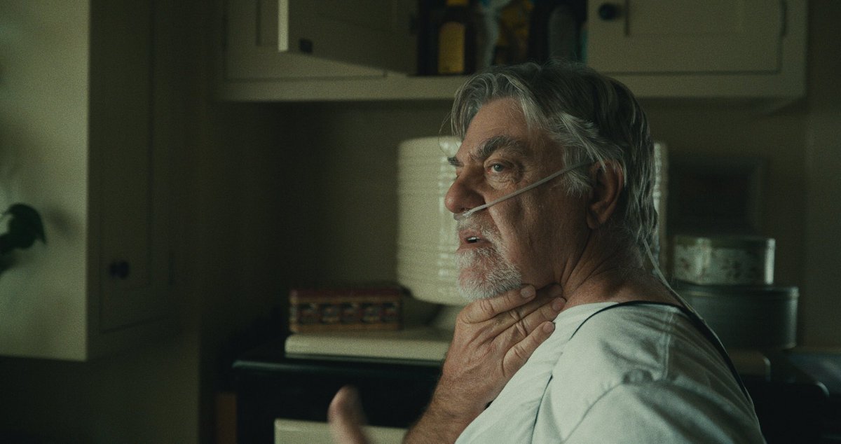 Here’s a still of #BruceMcGill in Waiting Game! Bruce stars as “Mel”, a man who struggles with accepting his son as his caretaker. #panavision #shortfilm