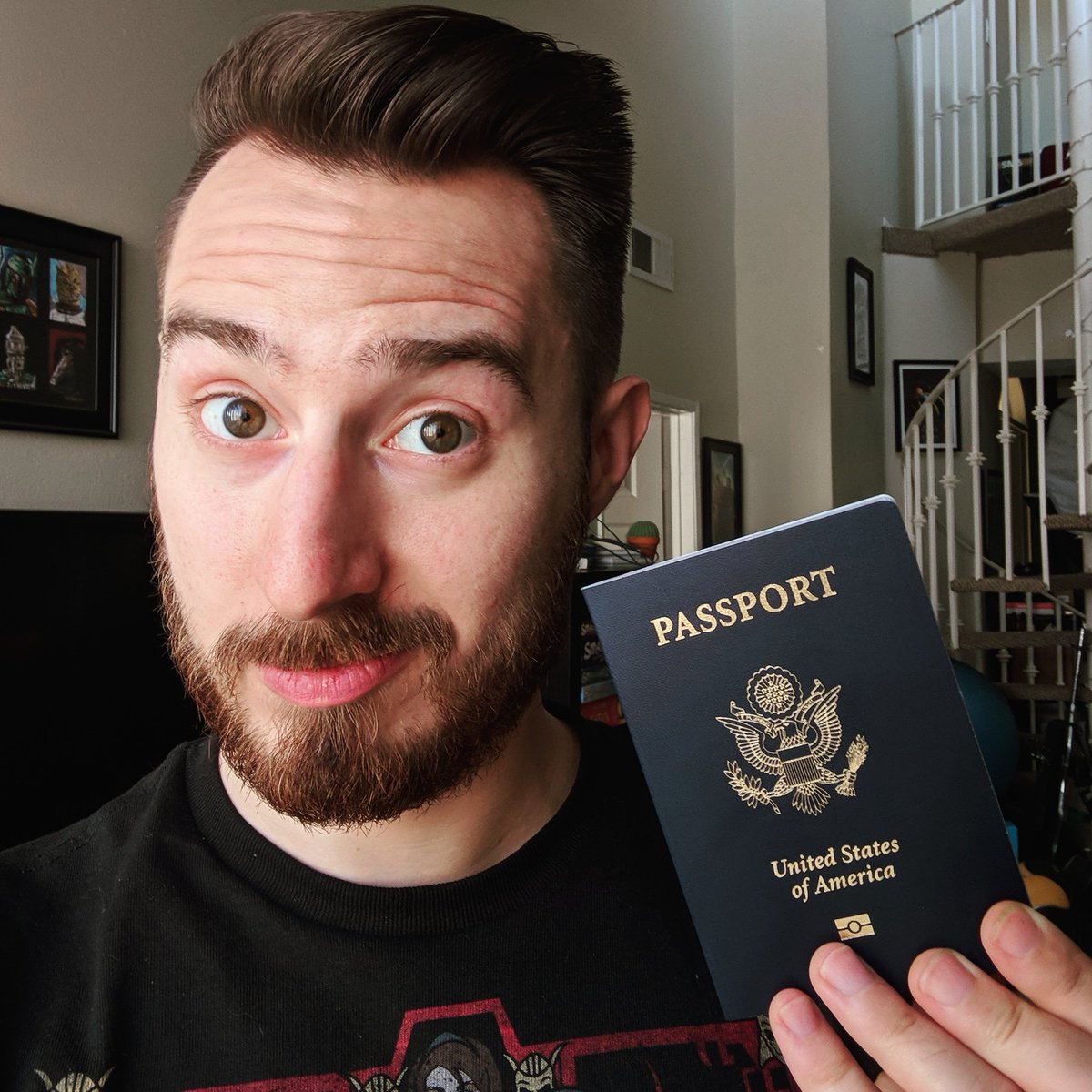 deadmeatjames's tweet photo. I had to get a passport for the first time in my life because Warner Bros invited me down to MEXICO CITY for something involving @thenunmovie!! That's all I can say right now but I'm real excited and will post updates as it happens later this week!! https://t.co/UUOyx10Bwy