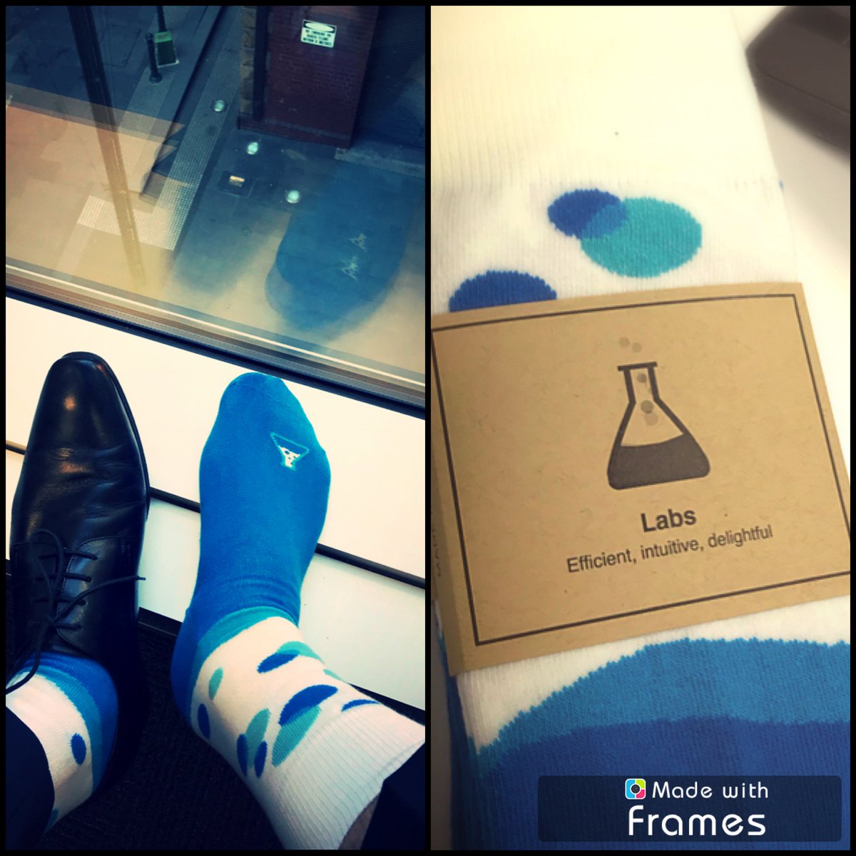 Morning meeting with <a href="/myprosperity/">myprosperity</a> &amp; <a href="/eeemmmiii/">Emily Chen</a> required a change of attire!  thanks for your time <a href="/Chris_Ridd/">Chris Ridd</a> Looking forward to discussing more with the adviser community on @IRESSInsights #OfficialSocks #IRESSLabs #FinTech