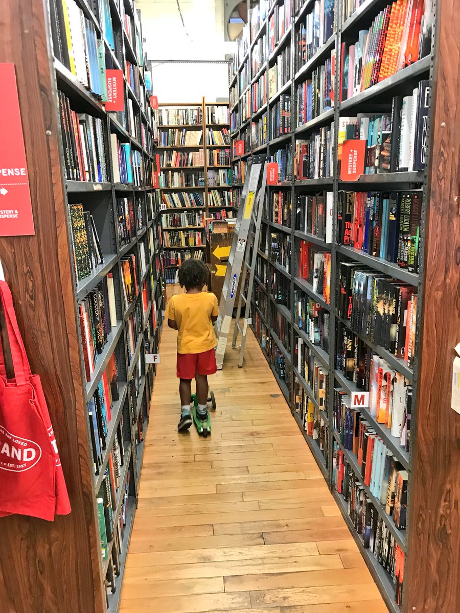 DanielHugill's tweet photo. The we got lost in @strandbookstore. Book heaven. We added to our Chaim Potok collection & got Brown Bear, Brown Bear for the Boy. π #strandhaul https://t.co/m8NFR3YRrB