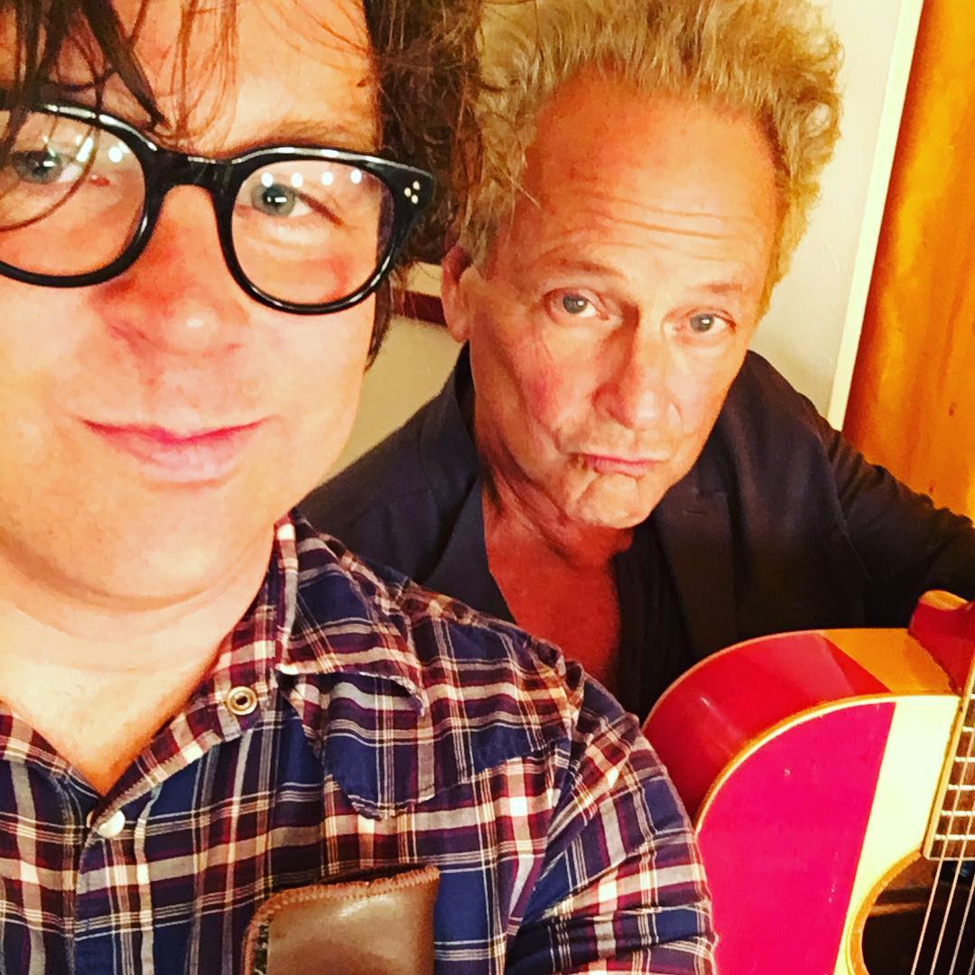 LBuckingham's tweet image. Quality time backstage with @TheRyanAdams